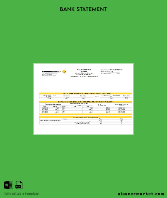 Avustralya Commonwealth account proof of address Banka Hesap Özeti