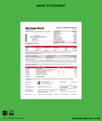 Avustralya Heritage Banka st 2 pages