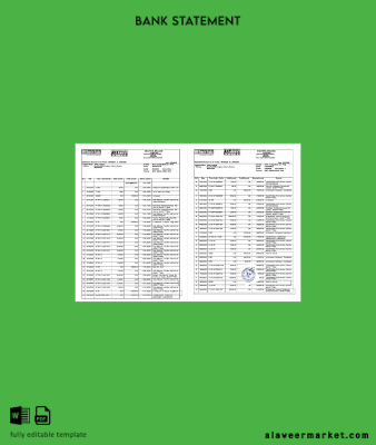 Bangladeş Banka Asia PLC Hesap Özeti of account word 2 pages