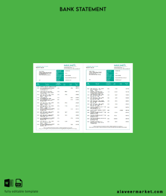 Brunei Kimlik Kartı Banka Hesap Özeti word 3 pages