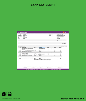 Hindistan AU Small Finance Banka account Hesap Özeti word version 2