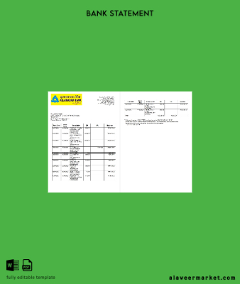 Hindistan Allahabad Banka Hesap Özeti word 2 pages