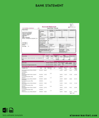 Hindistan Axis Mutual Fund Banka Hesap Özeti word 3 pages