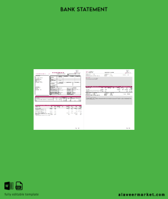 Hindistan Axis Banka Hesap Özeti excel 3 pages