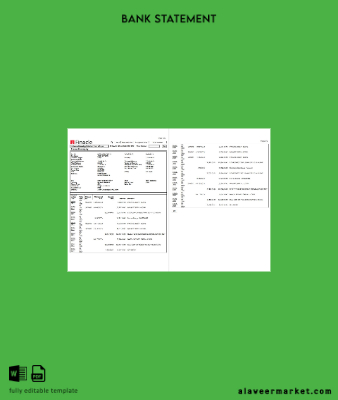 Hindistan Finacle Banka Hesap Özeti word 2 pages