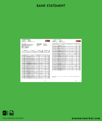 Hindistan Kimlik Kartı First Banka Hesap Özeti word 2 pages