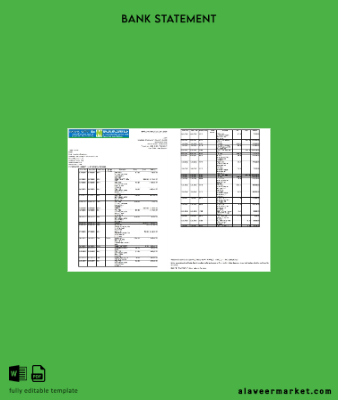 Hindistan Maharashtra Banka Hesap Özeti word 2 pages