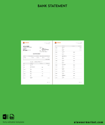 Endonezya Banka Hesap Özeti word 1, 2 pages