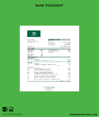 Lesotho Nedbaank Banka Hesap Özeti excel