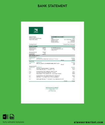 Lesotho Nedbaank Hesap Özeti excel