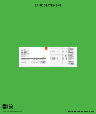 Nijerya Guaranty Trust Banka Plc account Hesap Özeti word 2 pages