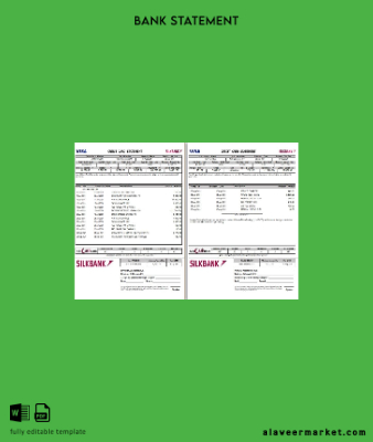 Pakistan Banka Hesap Özeti word 2 pages