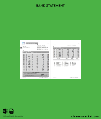 Filipinler UCPB Banka Hesap Özeti of account word