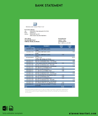 San Marino Banca di San Marino Banka Hesap Özeti excel version 2