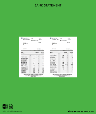 South Africa Standard Banka Hesap Özeti word 6 pages