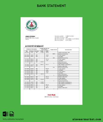 South Sudan Ivory Banka Hesap Özeti word