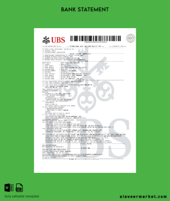 İsviçre UBS Banka SWIFT International wire transfer