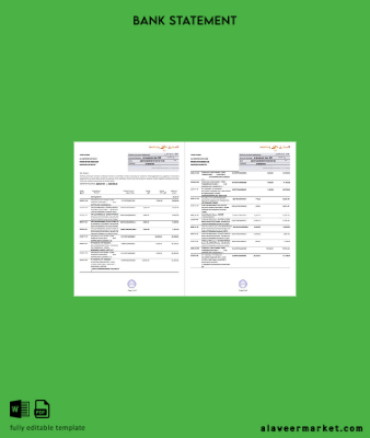 UAE Mashreq account Hesap Özeti word 2 pages