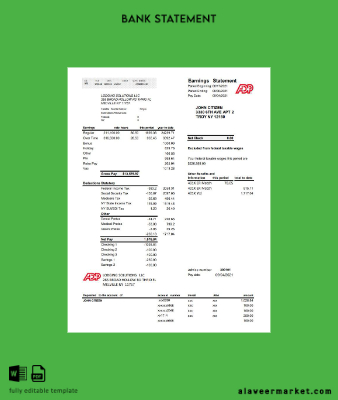 USA ADP İşletme corporate earnings Hesap Özeti excel