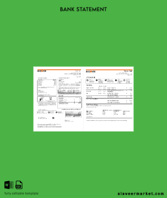 USA Discover Banka Kredi Kart Hesap Özeti word (2 pages)