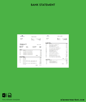 USA Fifth Third Banka Hesap Özeti word 2 pages