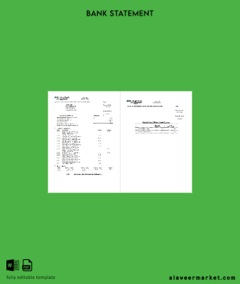 USA Heritage Banka Hesap Özeti 3 pages word