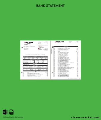 USA IBC Banka Hesap Özeti word 4 pages