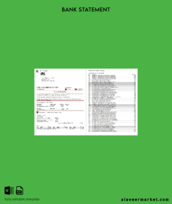 USA IBC Banka Hesap Özeti word 5 pages