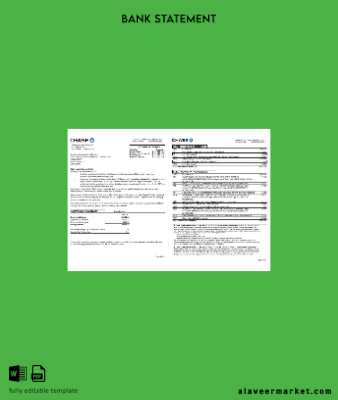 USA JPMorgan Chase Banka Hesap Özeti 2 pages word