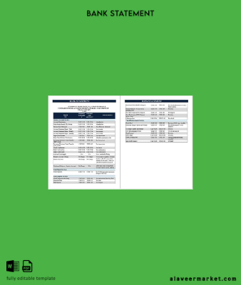 USA JPMorgan Chase Banka Hesap Özeti word 2 pages