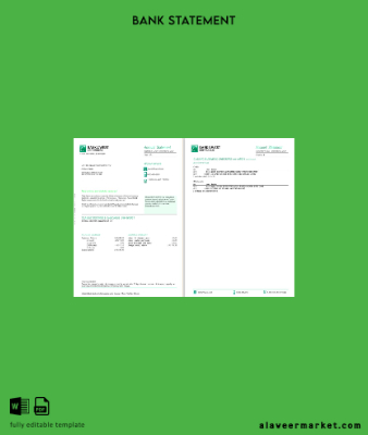 USA South Dakota Banka of the West BNP Paribas Banka Hesap Özeti word 4 pages 1-2