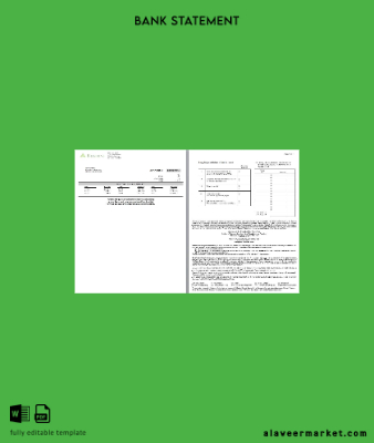 USA Tennesse Regions Banka Hesap Özeti word 4 pages, version 2, 3-4 scr