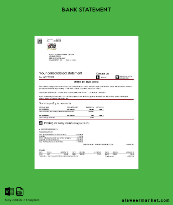 USA Texas IBC Banka Hesap Özeti word 5 pages