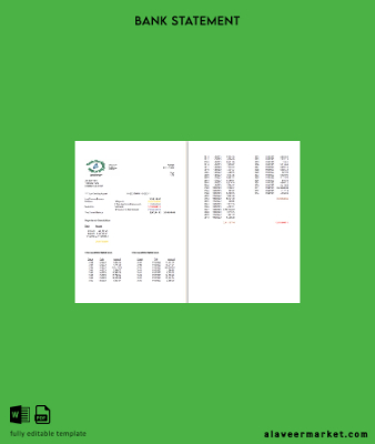 USA Twenty First National Banka of Maine Banka Hesap Özeti word 2 pages