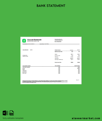 USA Cash App Investing account Hesap Özeti word