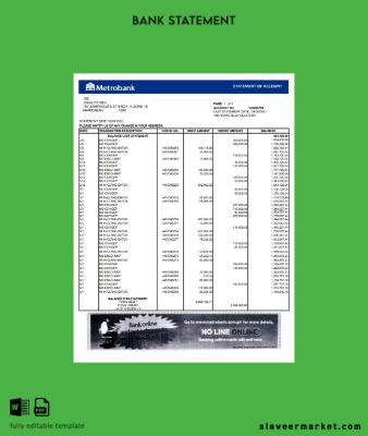 United Kingdom Banka Banka Hesap Özeti excel
