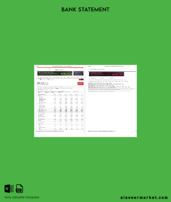 United Kingdom United Banka Ltd (UBL) Banka incoming Hesap Özeti word 2 pages