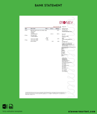 United Kingdom Virgin Money Banka Hesap Özeti word 3 pages 2