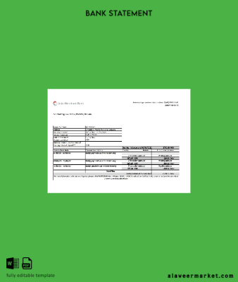 Vanuatu Asia Merchant Banka Hesap Özeti excel