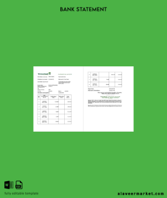 Vietnam Banka Hesap Özeti of account word 2 pages
