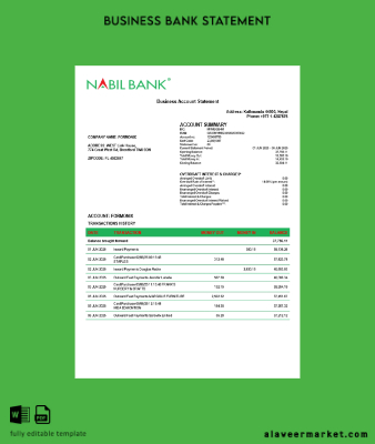 Nabil enterprise account Hesap Özeti Word and PDF format (1)