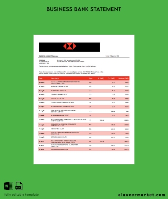 Suudi Arabistan Arabia Alawwal Banka Banka account closure reference letter Şablon in Word and PDF format
