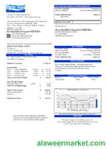 California Monte Vista Water District utility business bill, SCR