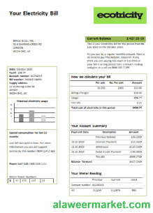 Ecotricity electricity utility business bill, SCR