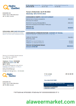 Hydro-Qu_bec utility business bill, SCR