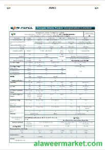 INDIA PSPCL business utility bill Word and PDF template-c_c trang __ x_a