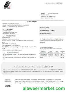 Linea Italia utility business bill, SCR