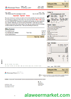 Mississippi Power utility business bill, page 1, SCR