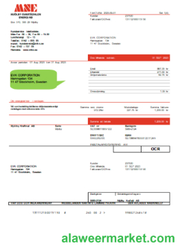 Mj_lby Kraftnat AB utility business bill SCR