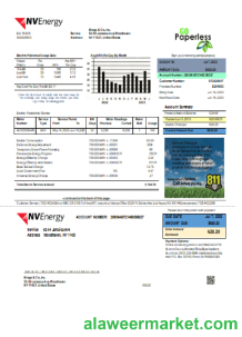 Nevada NV Energy utility business bill, SCR